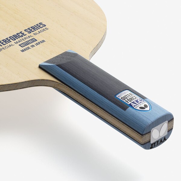 Butterfly Outerforce Layer ALC Table Tennis Blade - Straight Handle - Angled